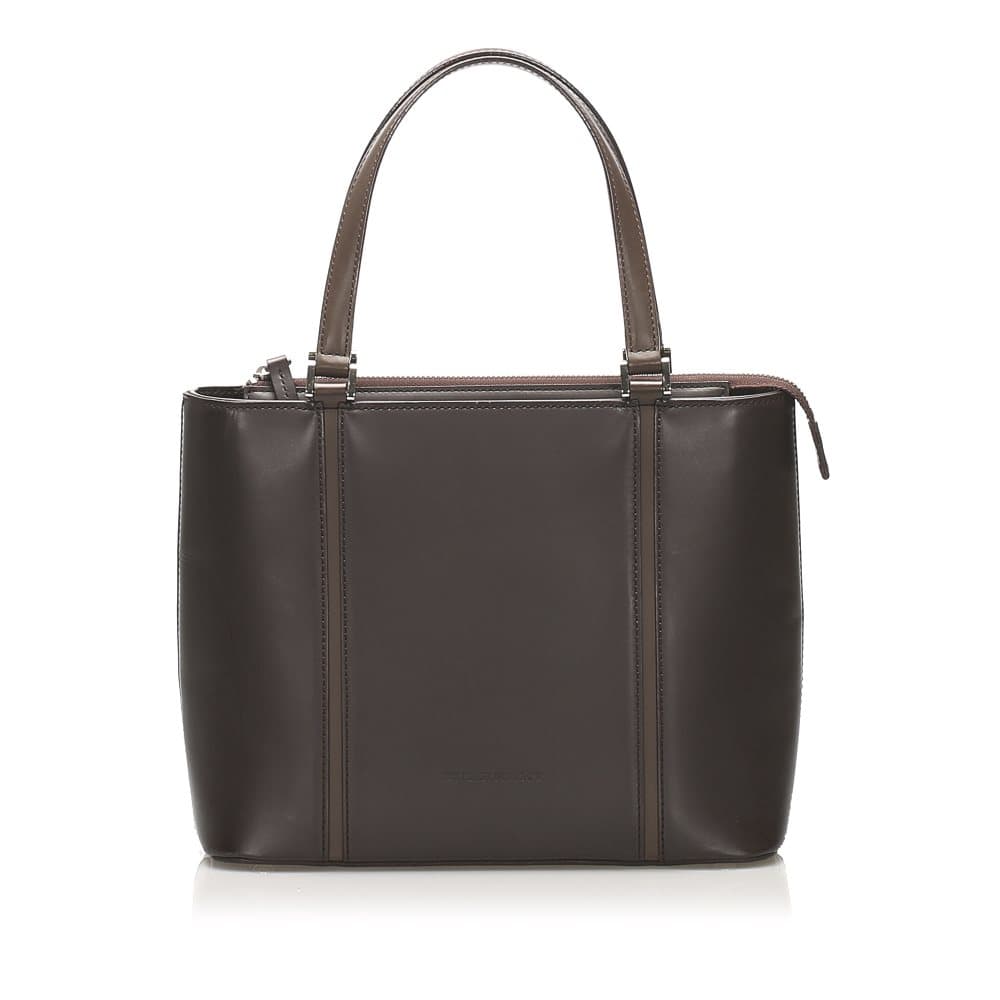 Burberry Leather Handbag Brown
