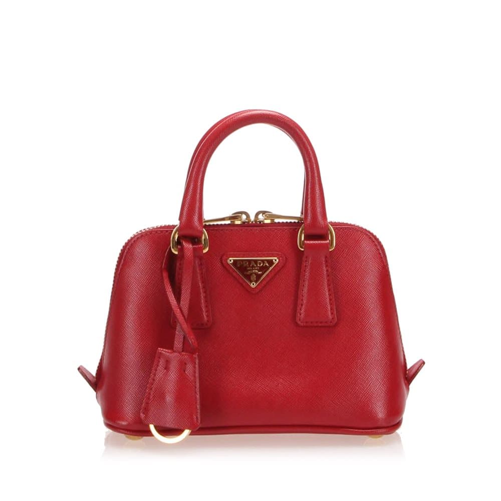 Prada Saffiano Promenade Red