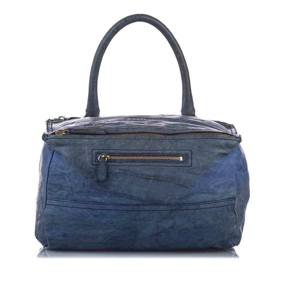 Givenchy Pandora Leather Satchel Blue
