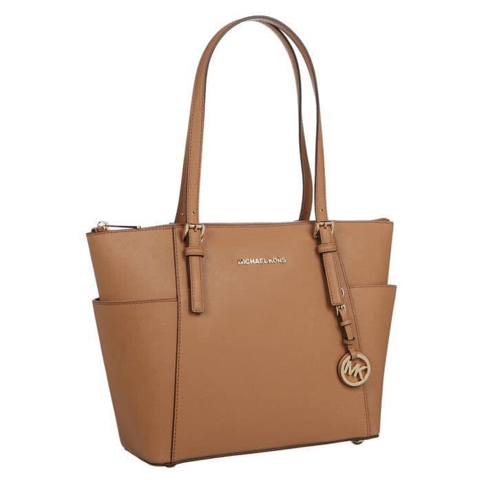 MICHAEL KORS Camel Jet Set-taske til kvinder