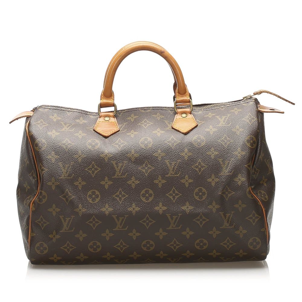 Louis Vuitton Monogram Speedy 35 Brown
