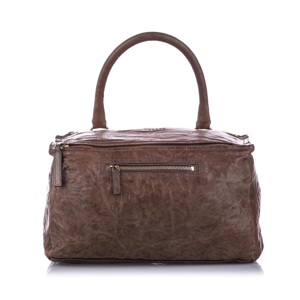Givenchy Pandora Leather Satchel Brown