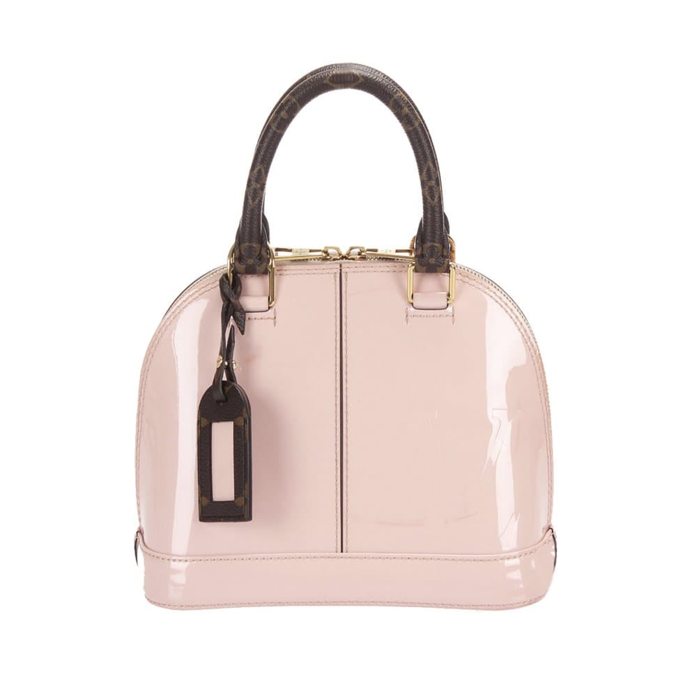Louis Vuitton Vernis Mirior Alma BB Pink