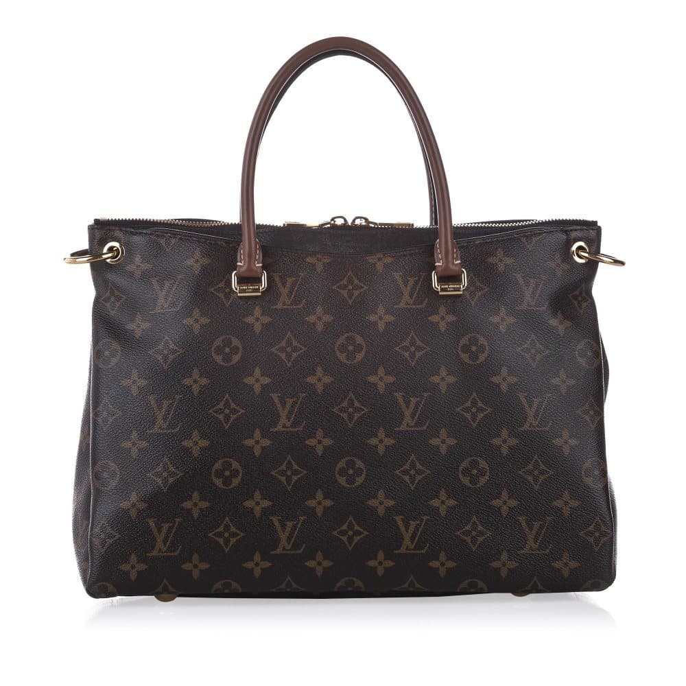 Louis Vuitton Monogram Pallas Satchel Brown