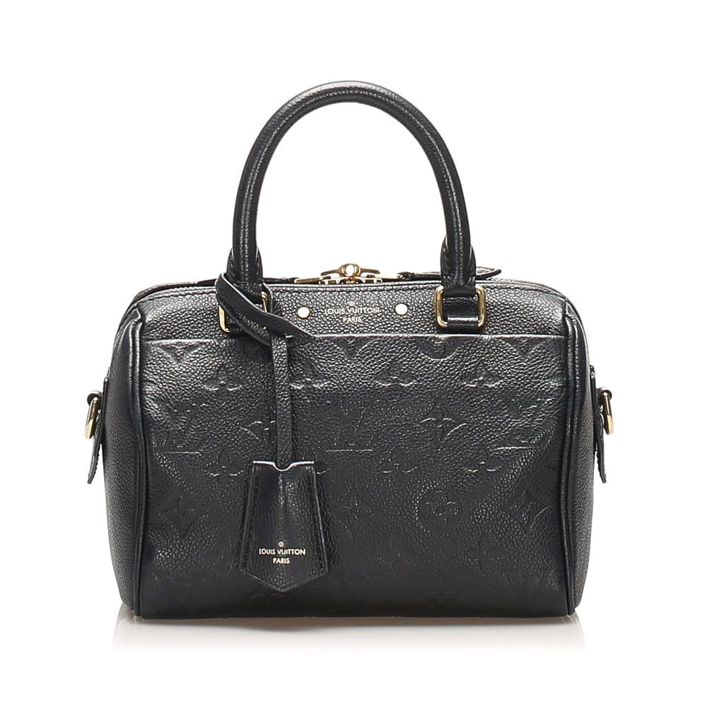 Louis Vuitton Monogram Empreinte Speedy 20 Black