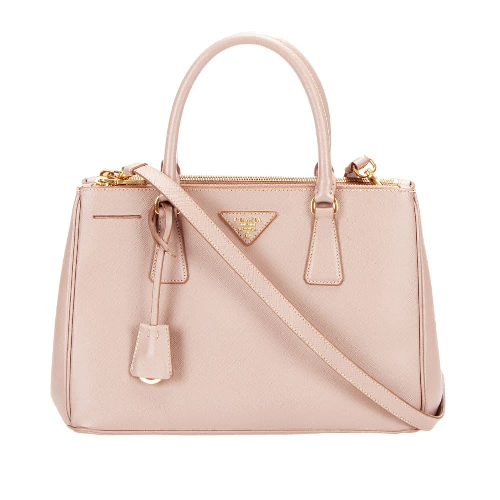 Prada Saffiano Galleria Satchel Pink