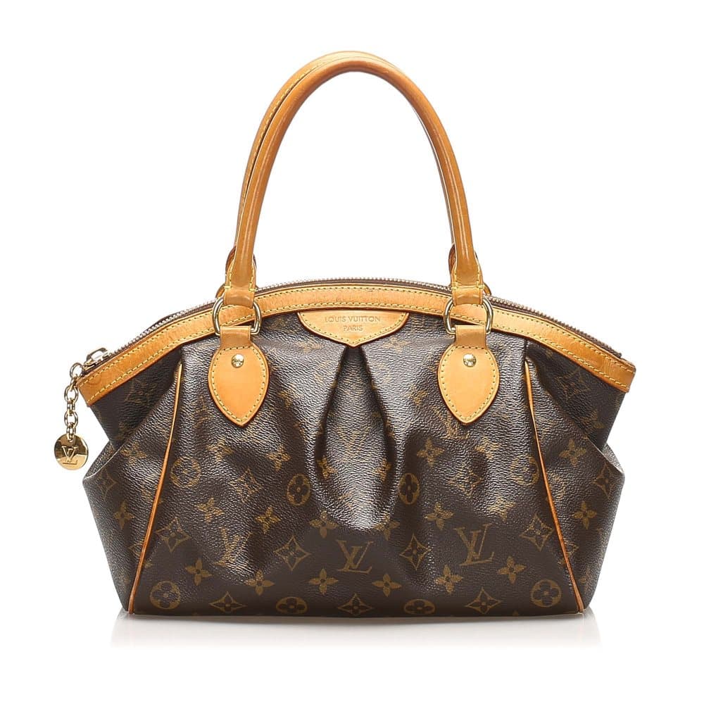 Pre-owned Louis Vuitton Monogram Tivoli PM Brown