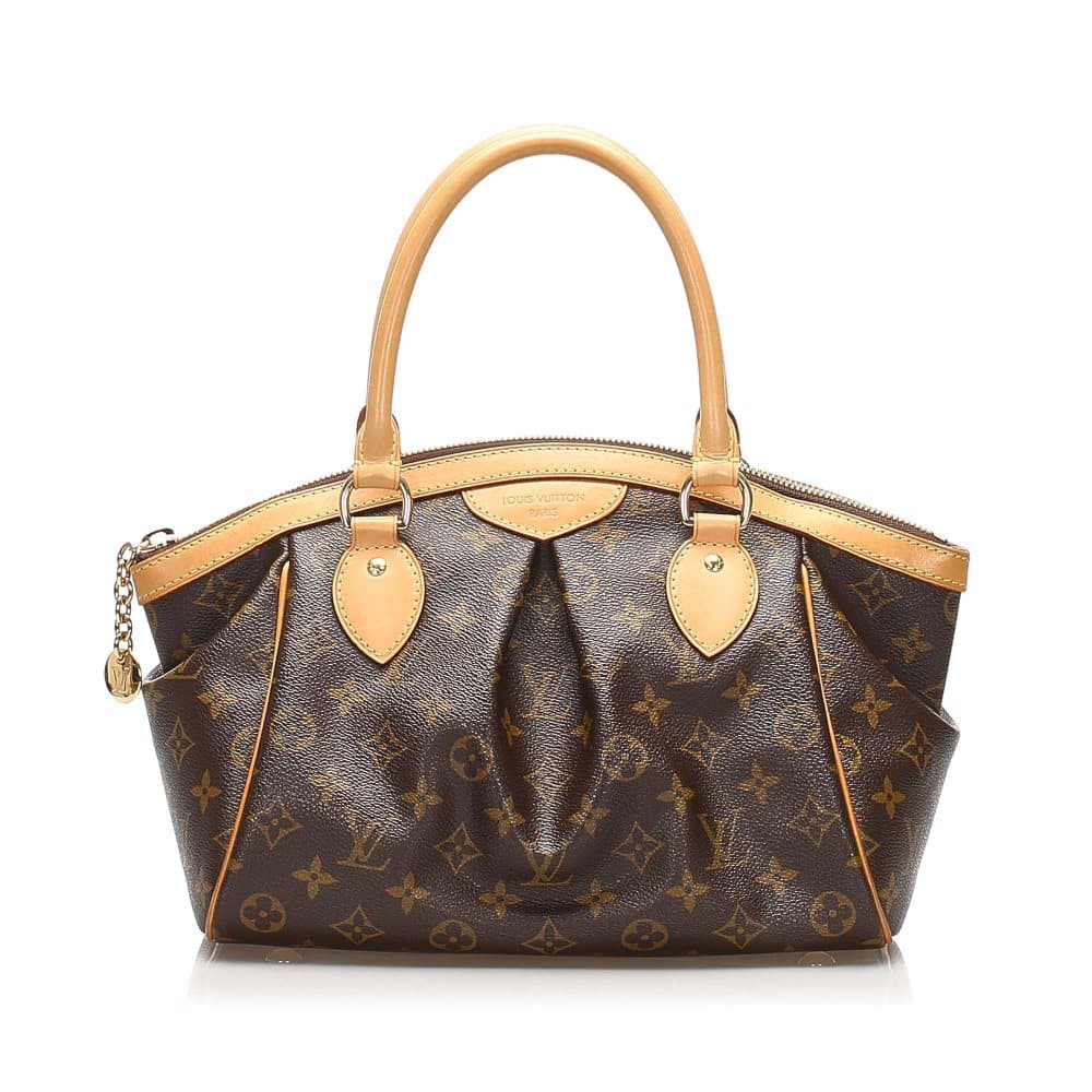 Pre-owned Louis Vuitton Monogram Tivoli PM Brown