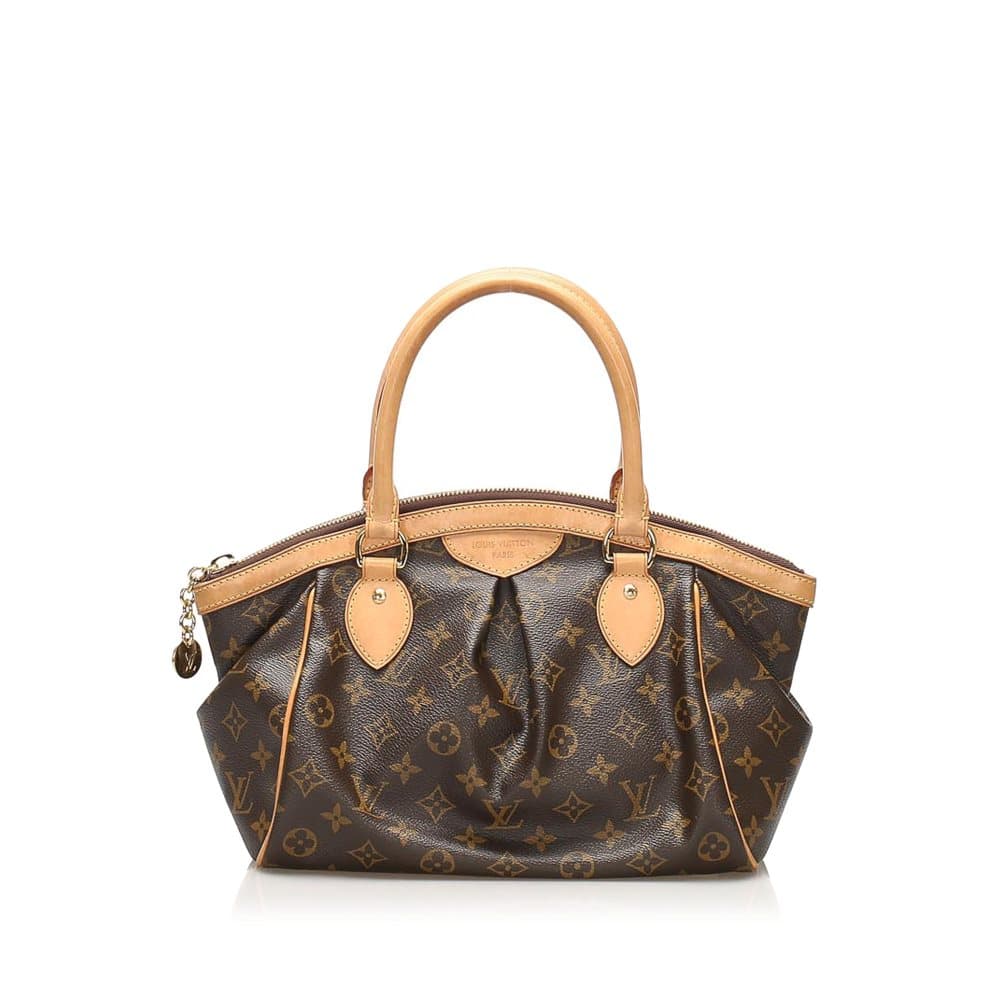 Pre-owned Louis Vuitton Monogram Tivoli PM Brown