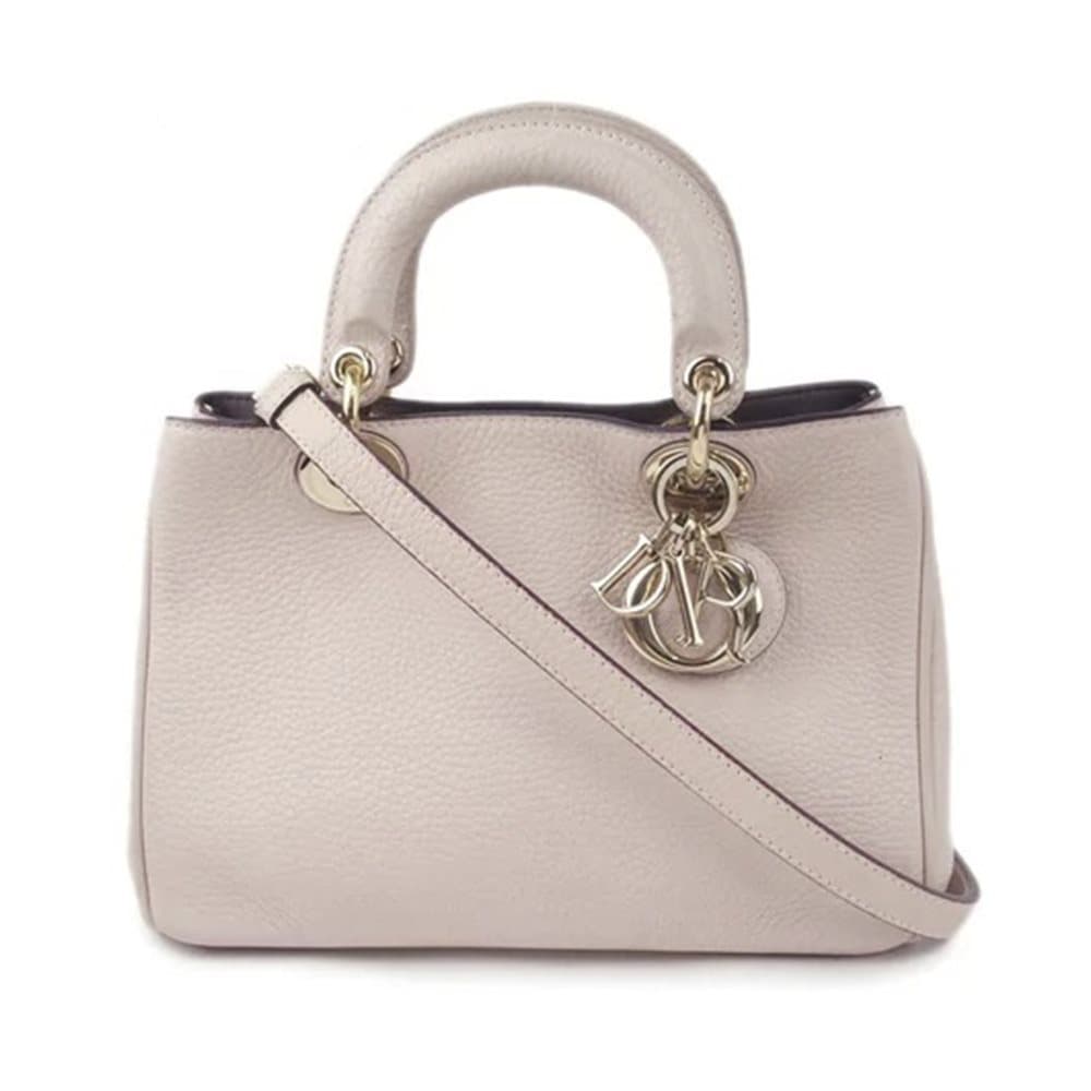 Dior Diorissimo Leather Satchel Pink