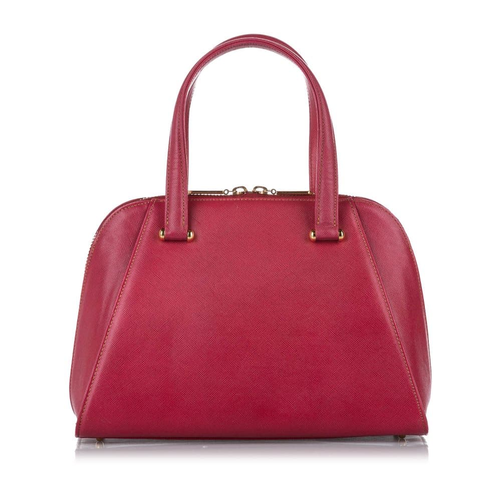 Pre-owned Valentino Leather Satchel Red
