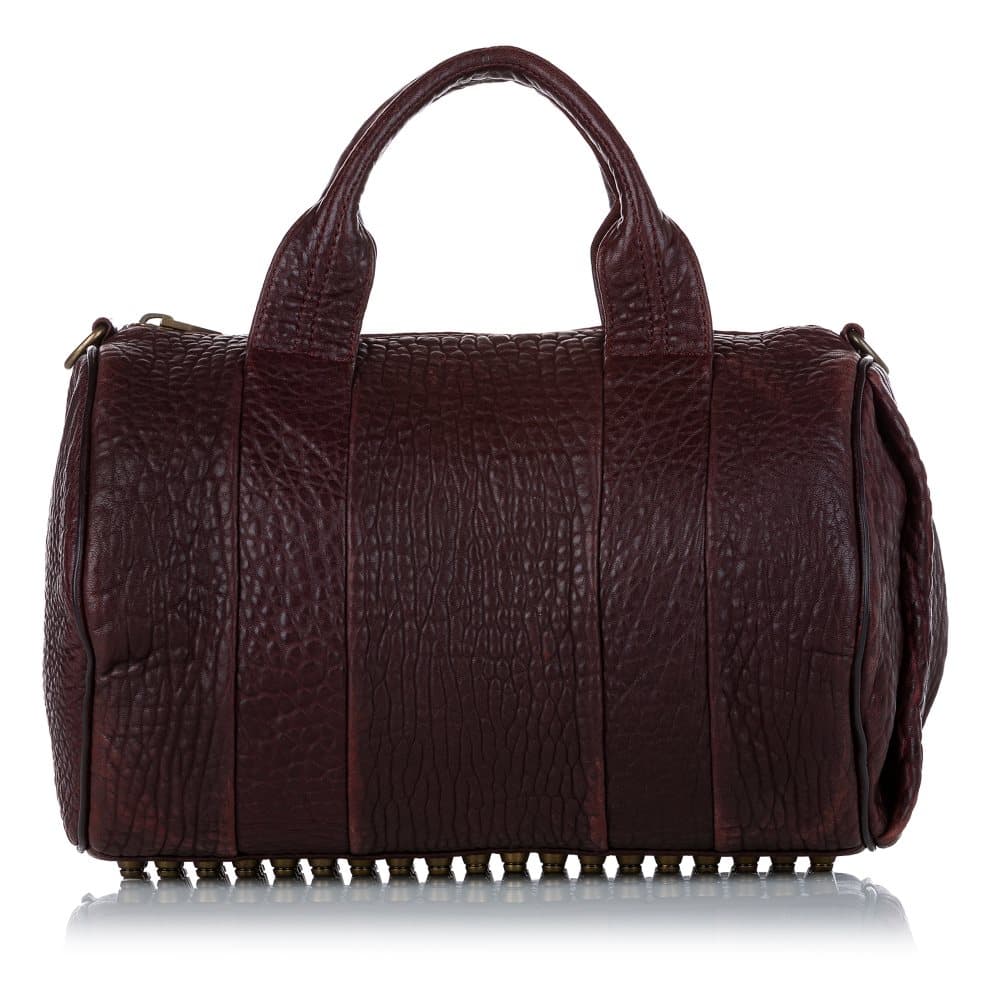 Pre-owned Alexander Wang Rocco Leather Satchel Red