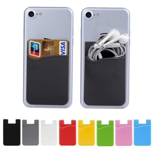 2-pack Universal Mobil lommebok/kortholder - Selvklebende