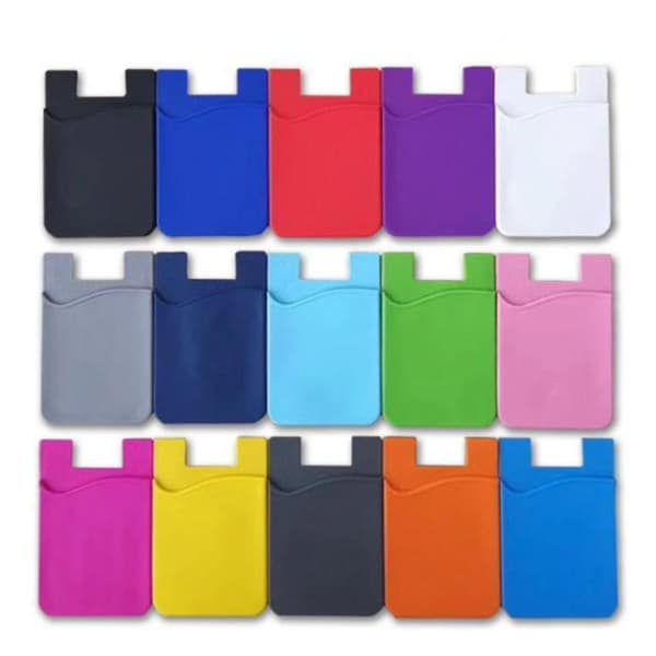 2-pack Universal Mobil lommebok/kortholder - Selvklebende