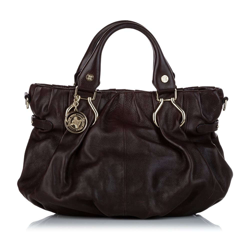 Pre-owned Celine Leather Handbag Red