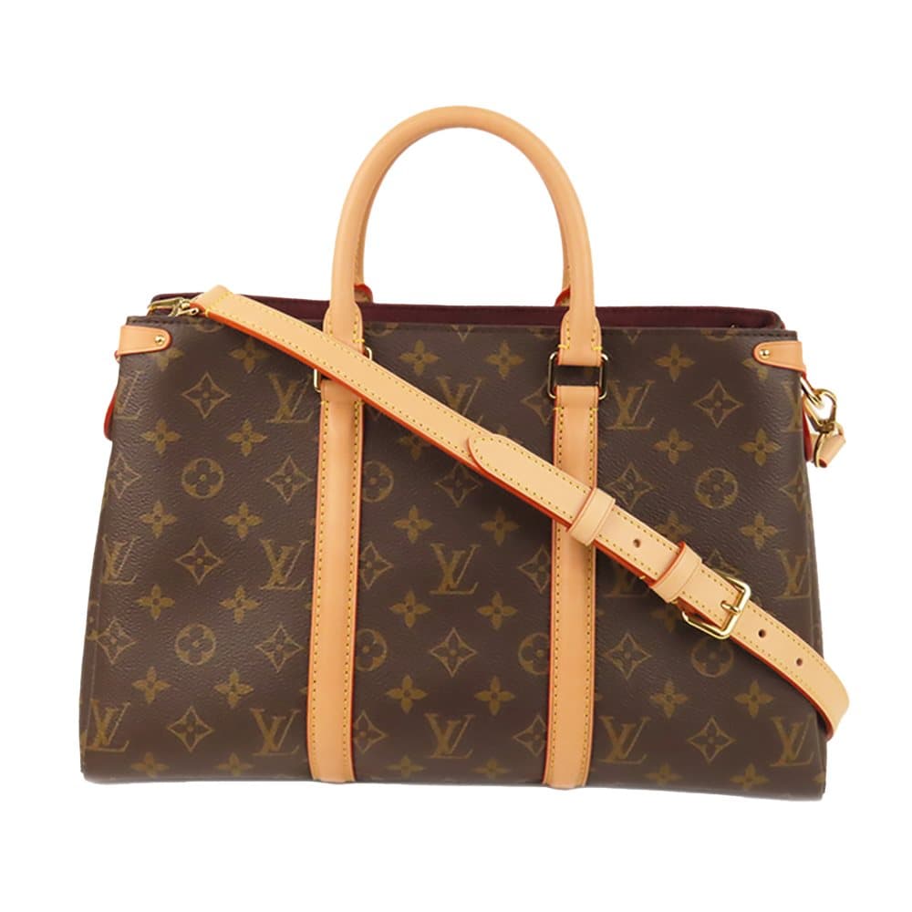 Pre-owned Louis Vuitton Monogram Soufflot MM Brown