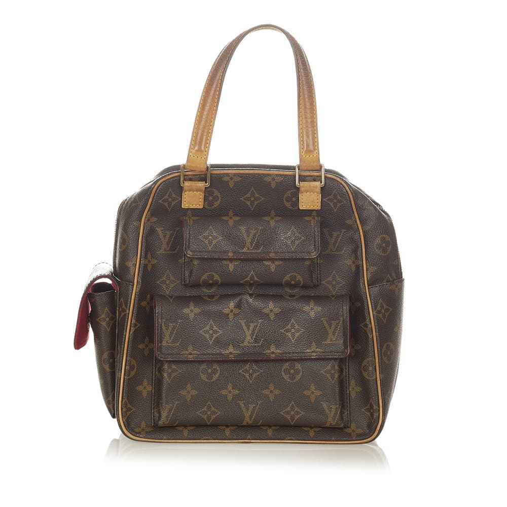 Pre-owned Louis Vuitton Monogram Excentri-Cite Brown