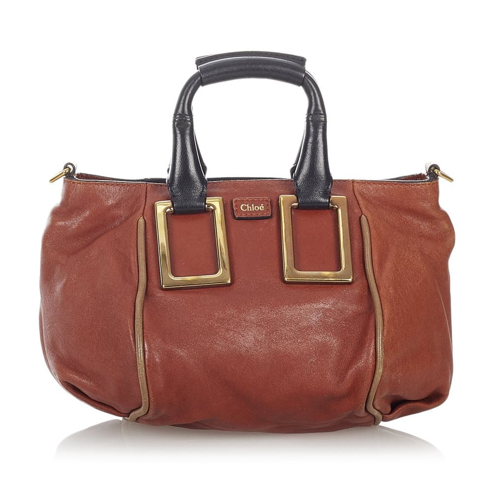 Pre-owned Chloe Ethel Leather Satchel Brown