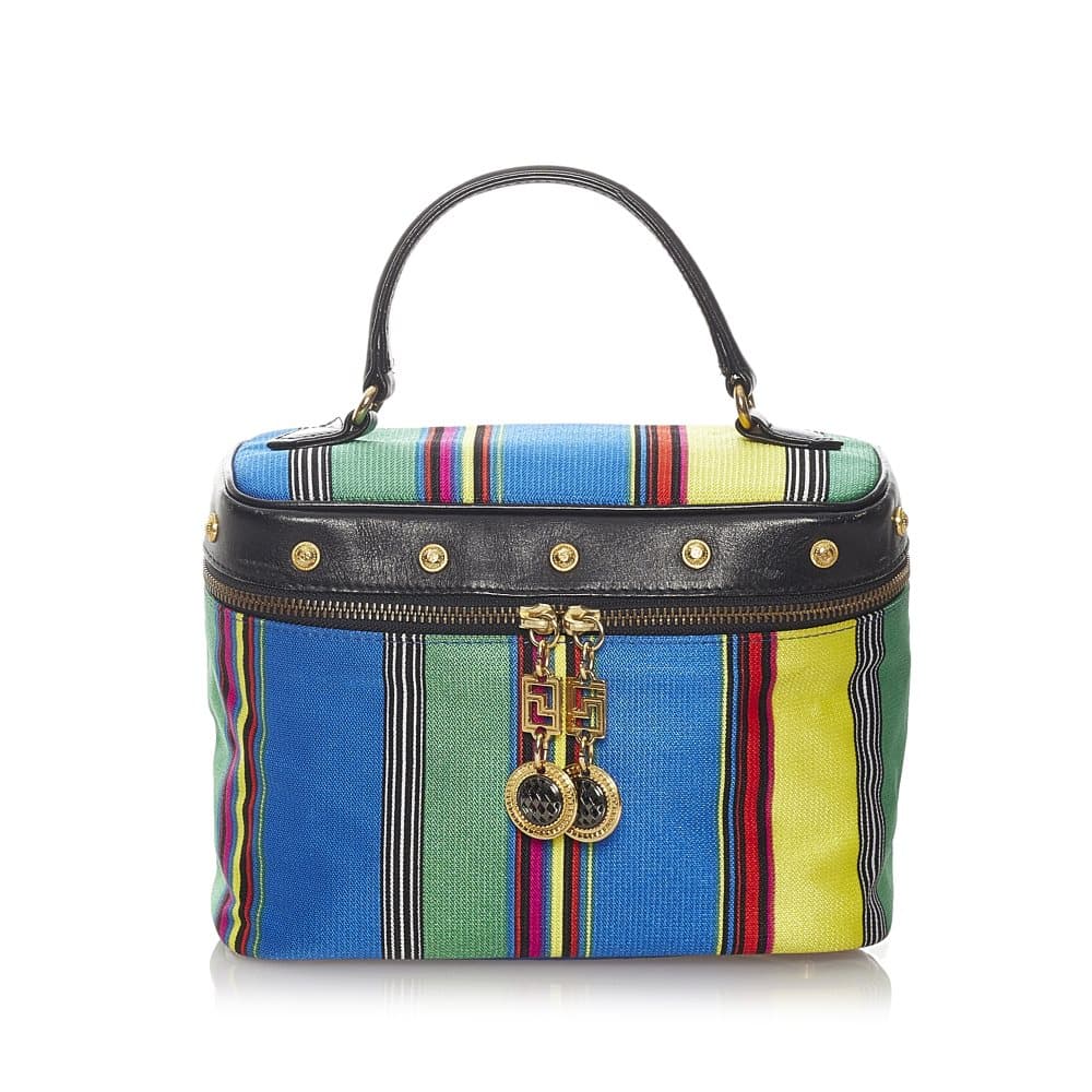 Pre-owned Versace Multicolor Vanity Bag Multi