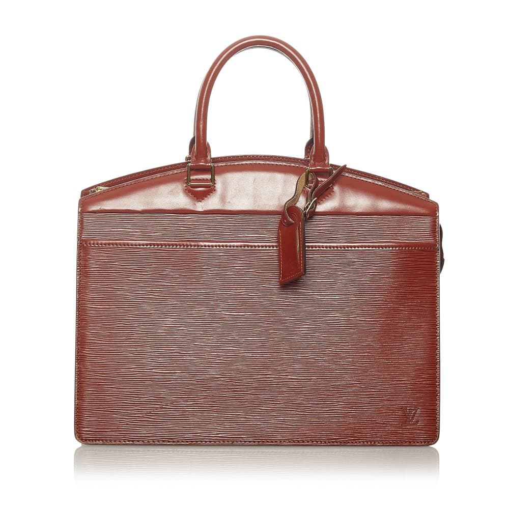 Pre-owned Louis Vuitton Epi Riviera Brown