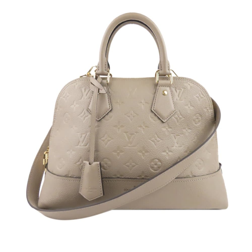 Pre-owned Louis Vuitton Monogram Empreinte Neo Alma PM Brown