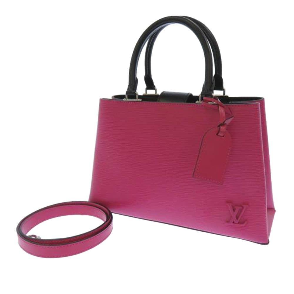 Pre-owned Louis Vuitton Epi Kleber PM Pink