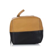Pre-owned Loewe Cube Leather Satchel Brown