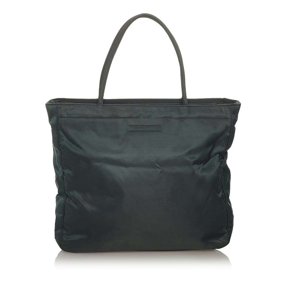 Pre-owned Prada Tessuto Handbag Green