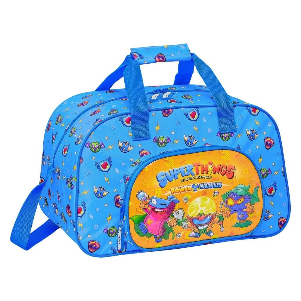 Sports bag SuperThings Blue Multicolour (40 x 24 x 23 cm)