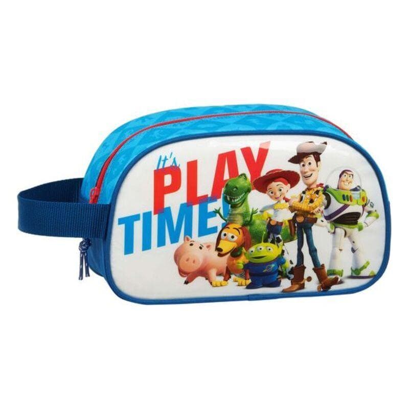School Toilet Bag Toy Story Play Time Blue White