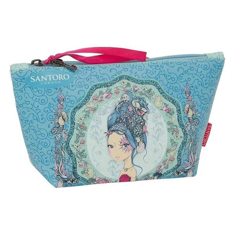 School Toilet Bag Santoro Mirabelle Marina Blue Green