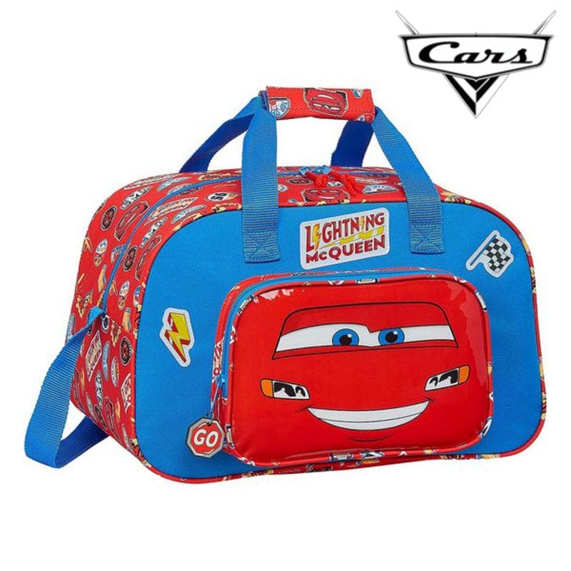 Sports bag Cars Mc Queen Red Blue (40 x 24 x 23 cm)