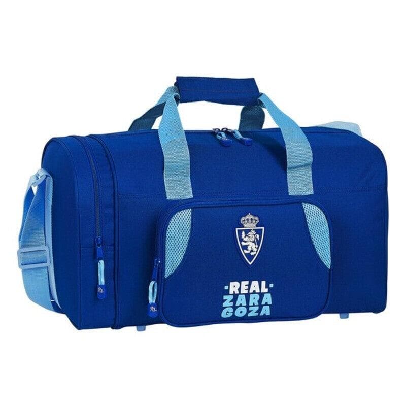 Sports bag Real Zaragoza Blue Light Blue (47 x 26 x 27 cm)