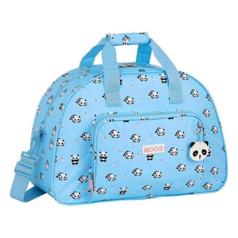 Sports bag Moos Light Blue (48 x 33 x 21 cm)