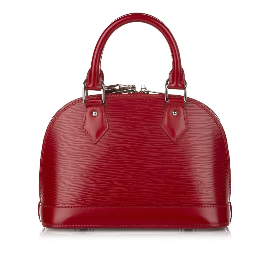 Pre-owned Louis Vuitton Epi Alma BB Red