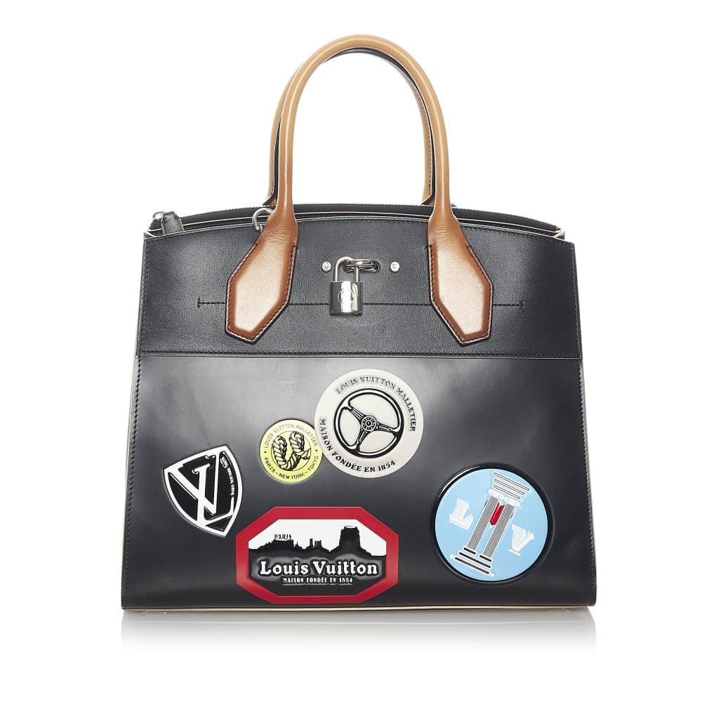Pre-owned Louis Vuitton City Steamer World Tour MM Black