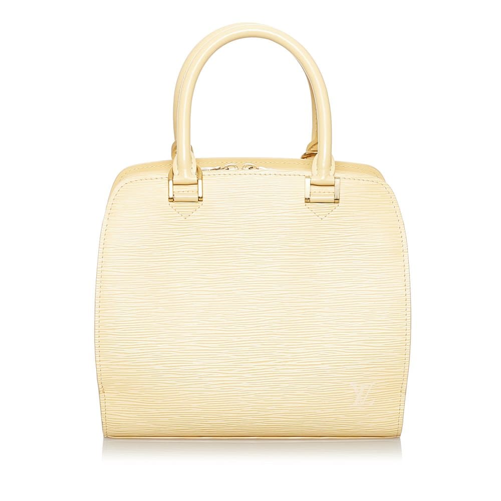 Pre-owned Louis Vuitton Epi Pont Neuf White