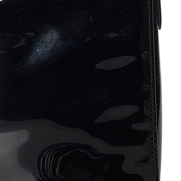 Pre-owned Ferragamo Vara Patent Leather Satchel Black