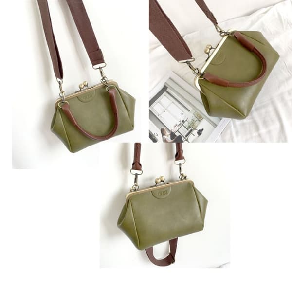 Kvinnor Damer Läder Handväska Handväska Crossbody Satchel Shoulder Messenger Bag