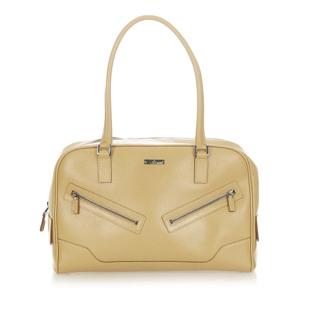 Pre-owned Gucci Leather Handbag Brown