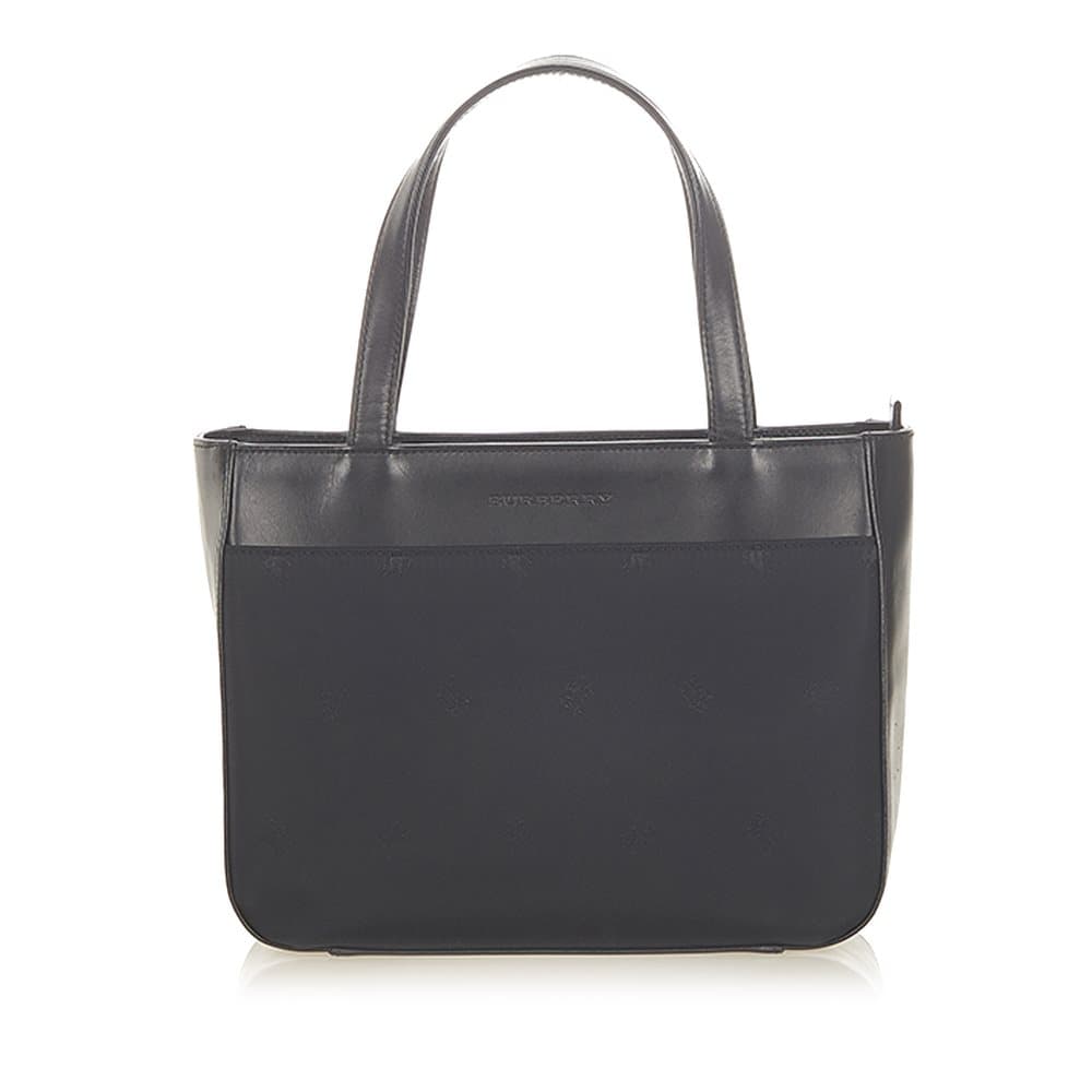 Pre-owned Burberry Nylon Handbag Blue