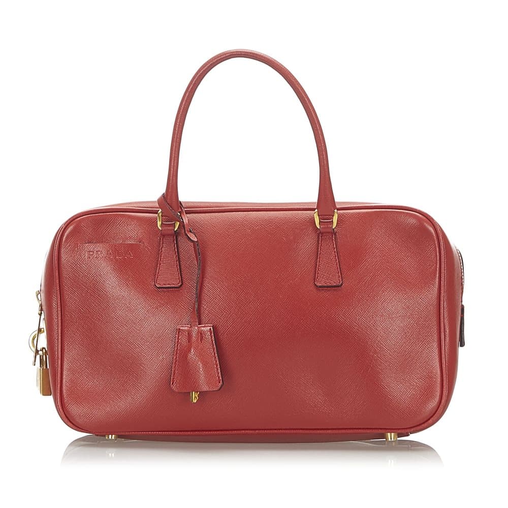 Pre-owned Prada Leather Handbag Red
