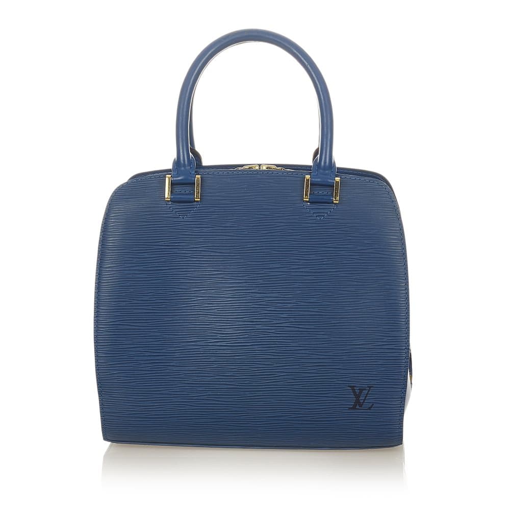 Pre-owned Louis Vuitton Epi Pont Neuf Blue