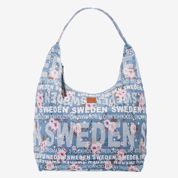 Väska / City Bag Blå & Rosa