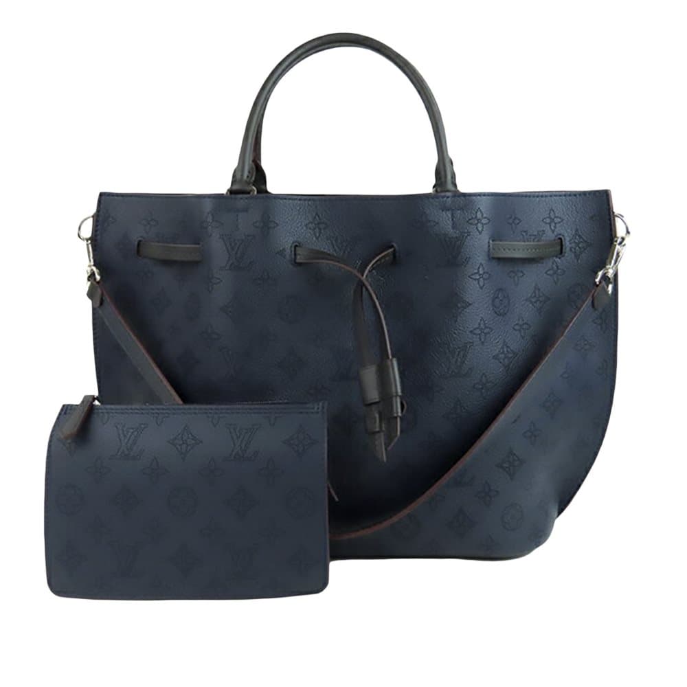 Pre-owned Louis Vuitton Mahina Girolata Blue