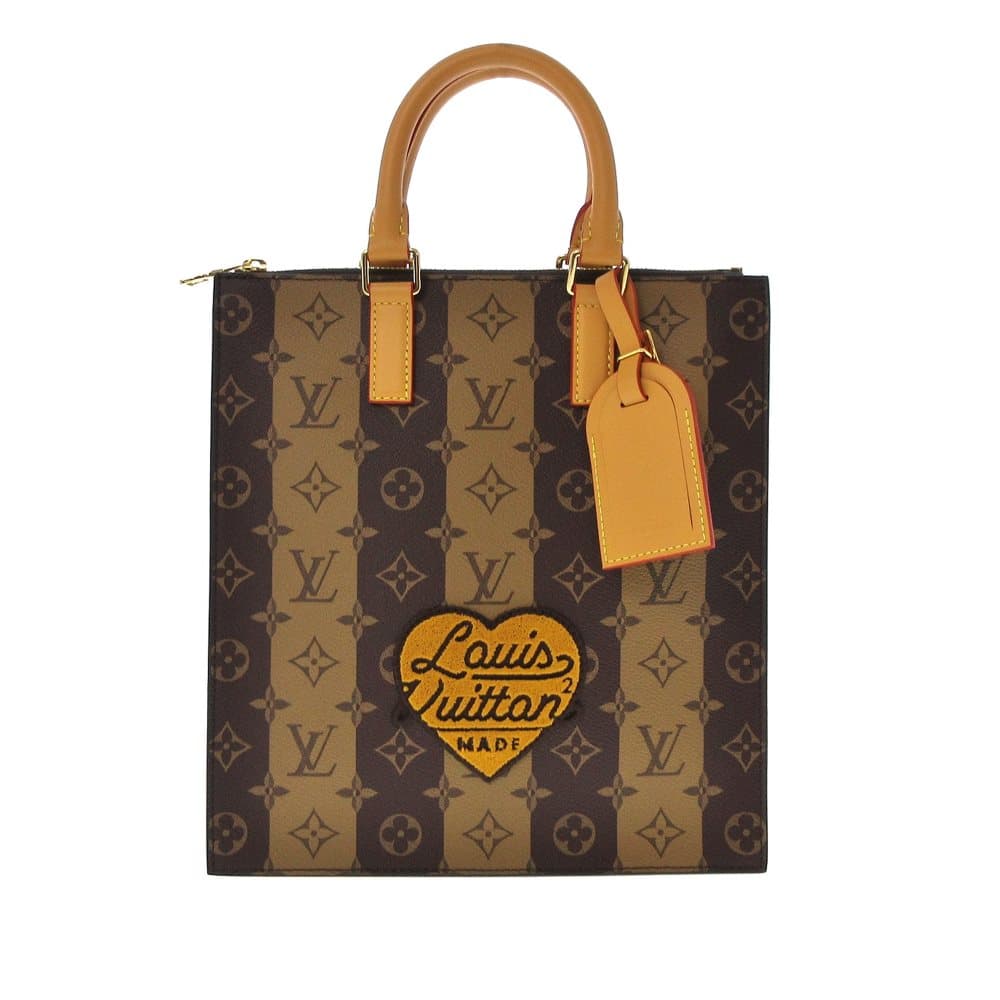 Pre-owned Louis Vuitton Monogram Sac Plat Cross Brown