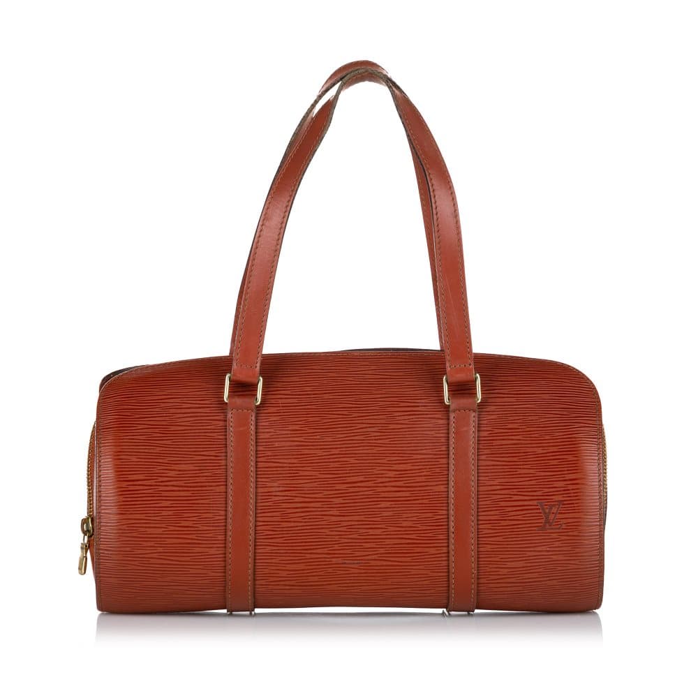 Pre-owned Louis Vuitton Epi Soufflot Brown