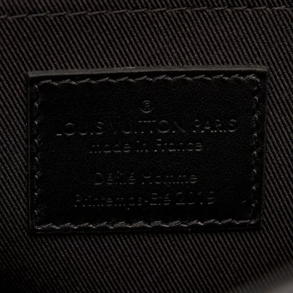 Pre-owned Louis Vuitton Taiga Rainbow Steamer PM Black
