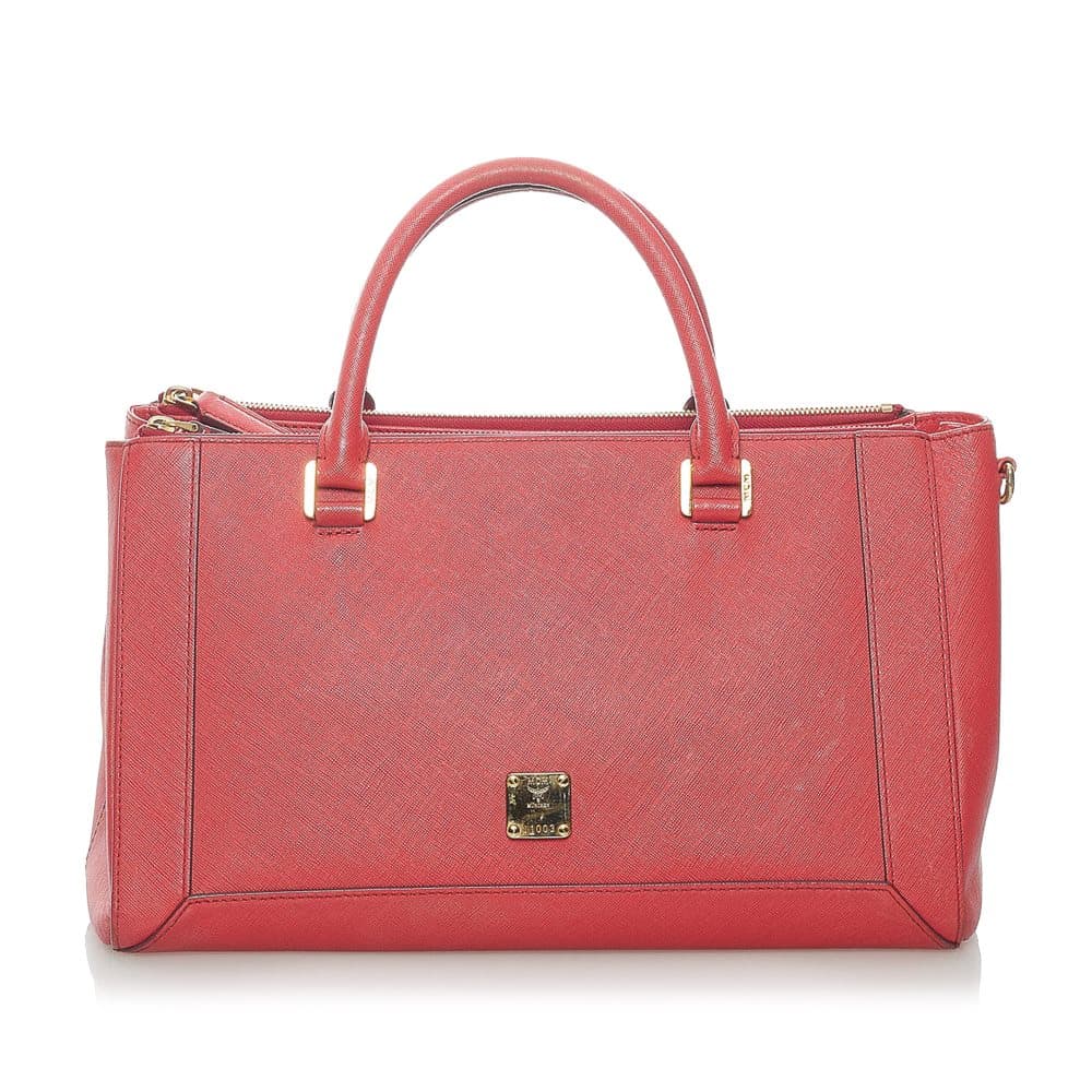 Pre-owned MCM Nuovo Leather Satchel Pink