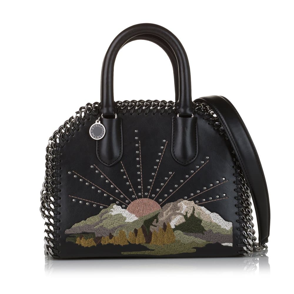 Pre-owned Stella McCartney Falabella Box Satchel Black